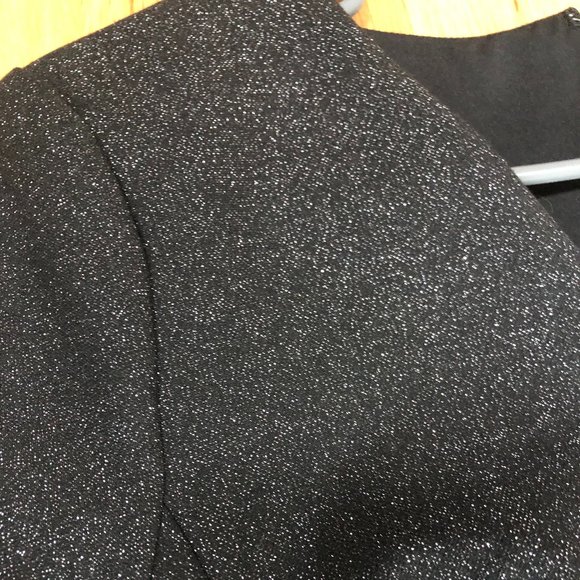 Black Subtle Sparkle Suit Dress - Picture 3 of 4